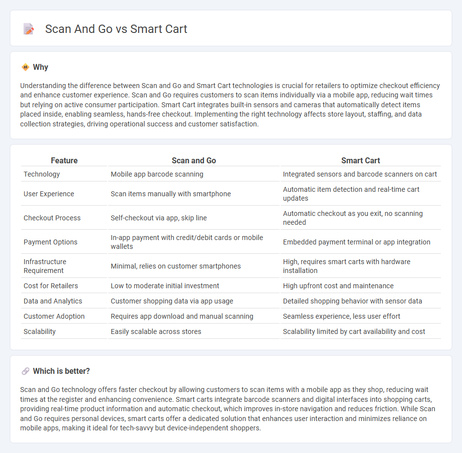 Scan And Go vs Smart Cart in Retail