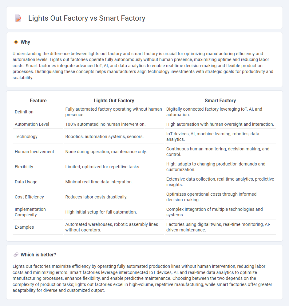 Lights Out Factory vs Smart Factory in Manufacturing