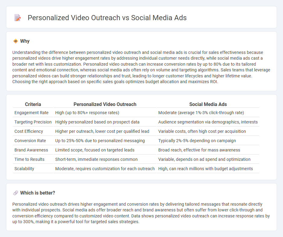 Personalized Video Outreach vs Social Media Ads in Sales