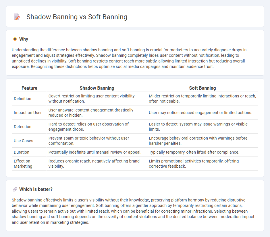 Shadow Banning vs Soft Banning in Marketing