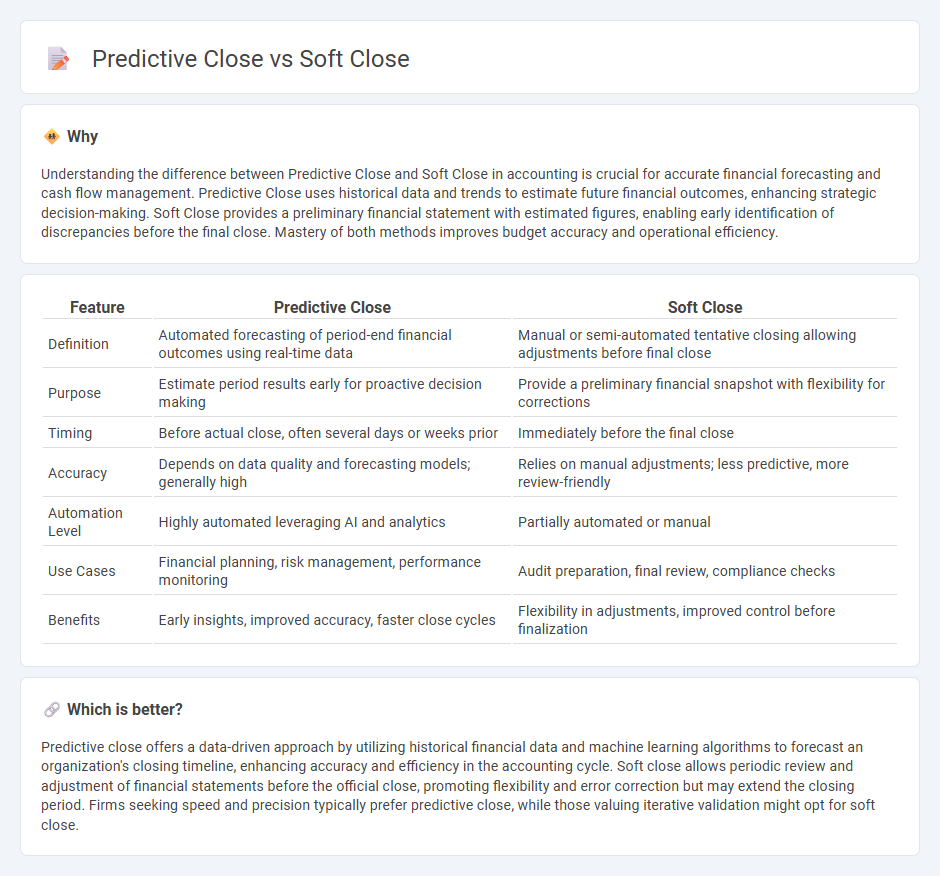Predictive Close vs Soft Close in Accounting
