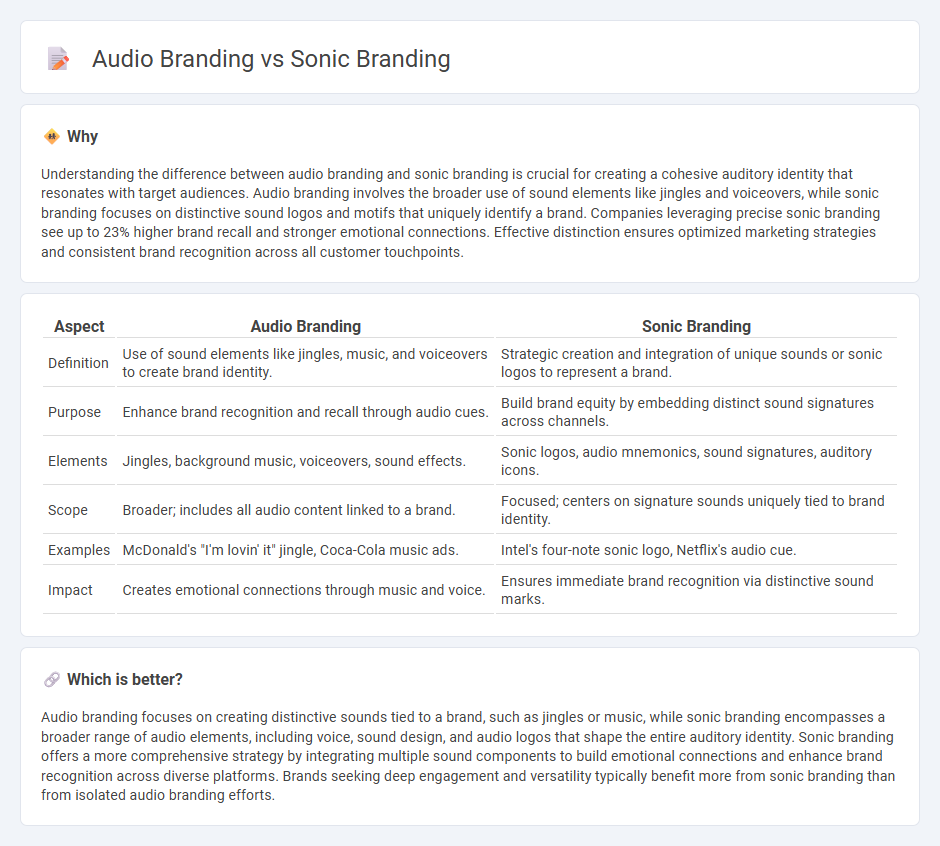 Audio Branding vs Sonic Branding in Marketing