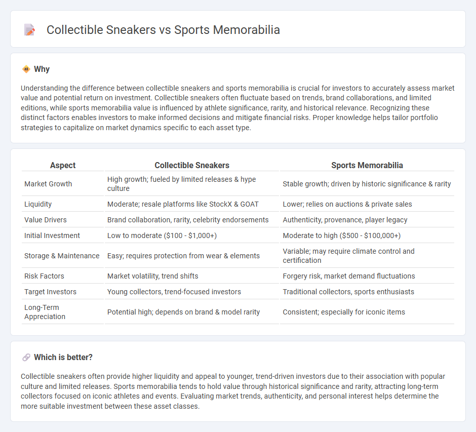 Collectible Sneakers vs Sports Memorabilia in Investment