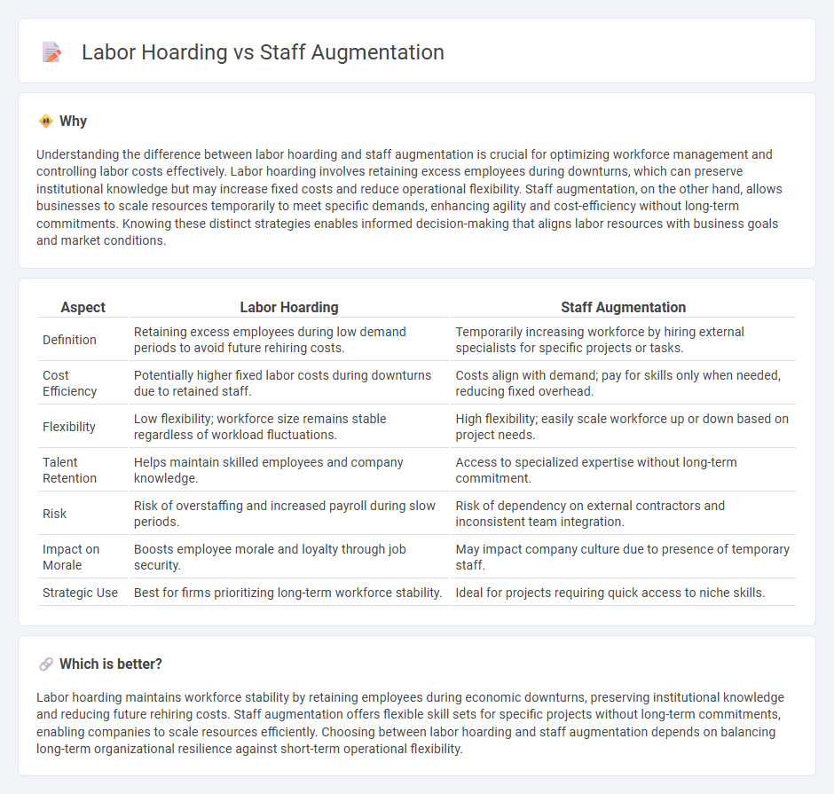 Labor Hoarding vs Staff Augmentation in Employment