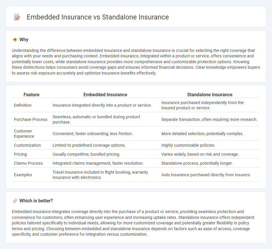 Embedded Insurance vs Standalone Insurance in Insurance