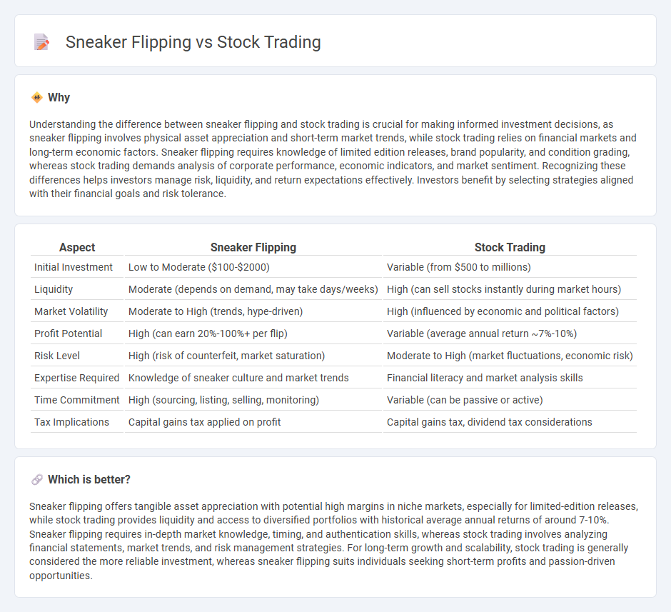 Sneaker Flipping vs Stock Trading in Investment