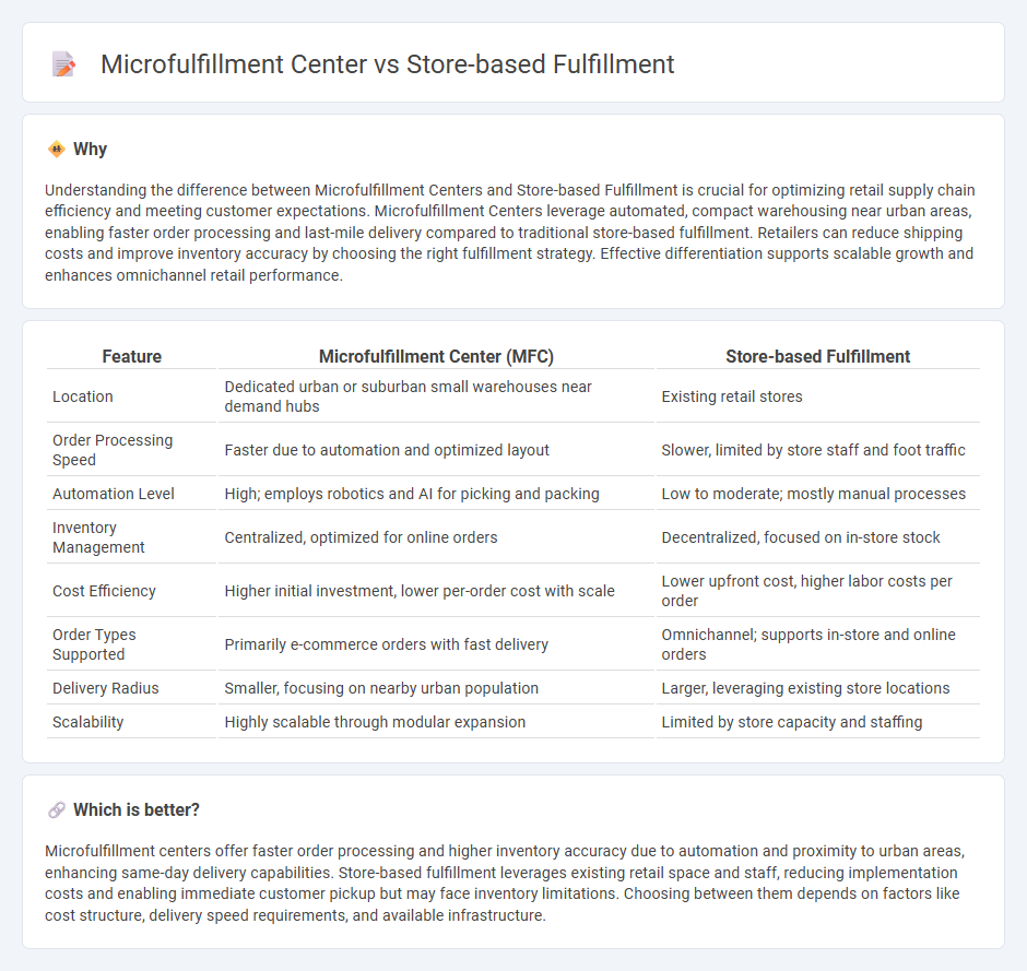 Microfulfillment Center vs Store-Based Fulfillment in Retail