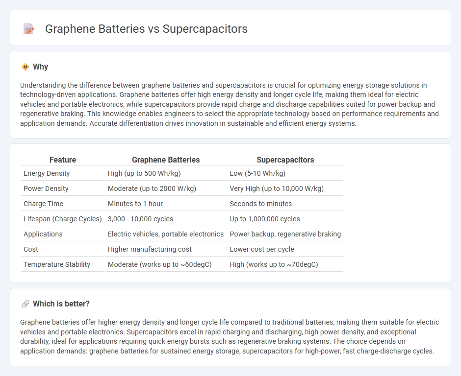Graphene Batteries vs Supercapacitors in Technology