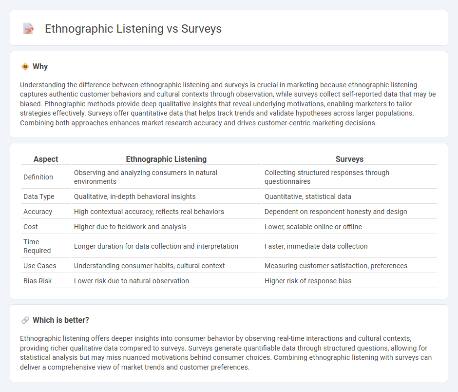 Ethnographic Listening vs Surveys in Marketing
