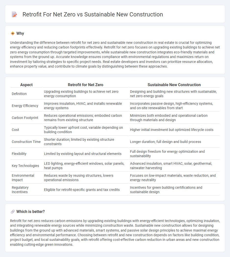 Retrofit For Net Zero vs Sustainable New Construction in Real Estate