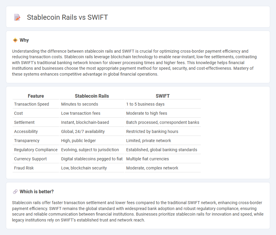 Stablecoin Rails vs Swift in Banking