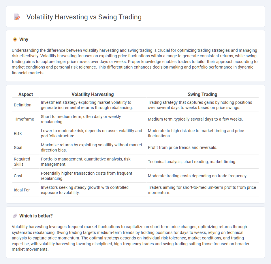Volatility Harvesting vs Swing Trading in Trading