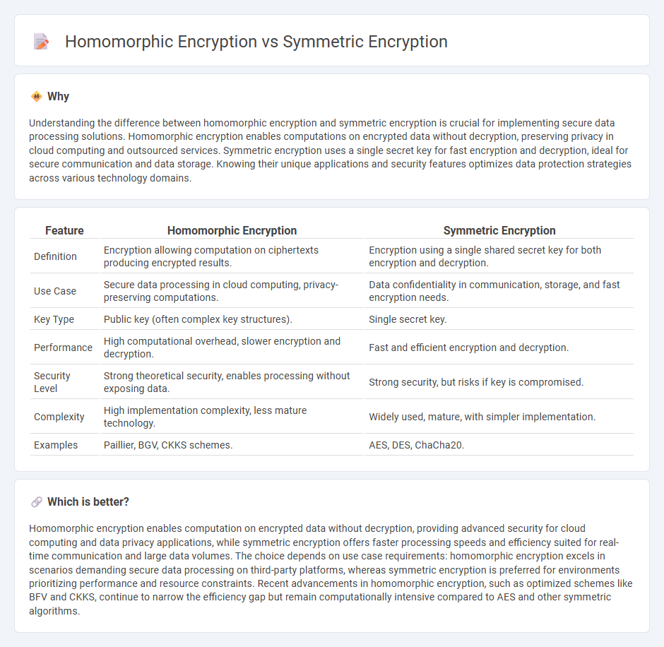 Homomorphic Encryption vs Symmetric Encryption in Technology