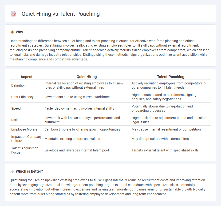 Quiet Hiring vs Talent Poaching in Employment
