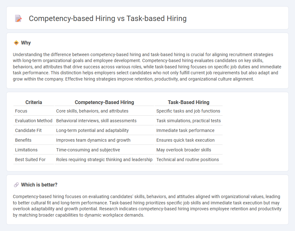 Competency-Based Hiring vs Task-Based Hiring in Employment