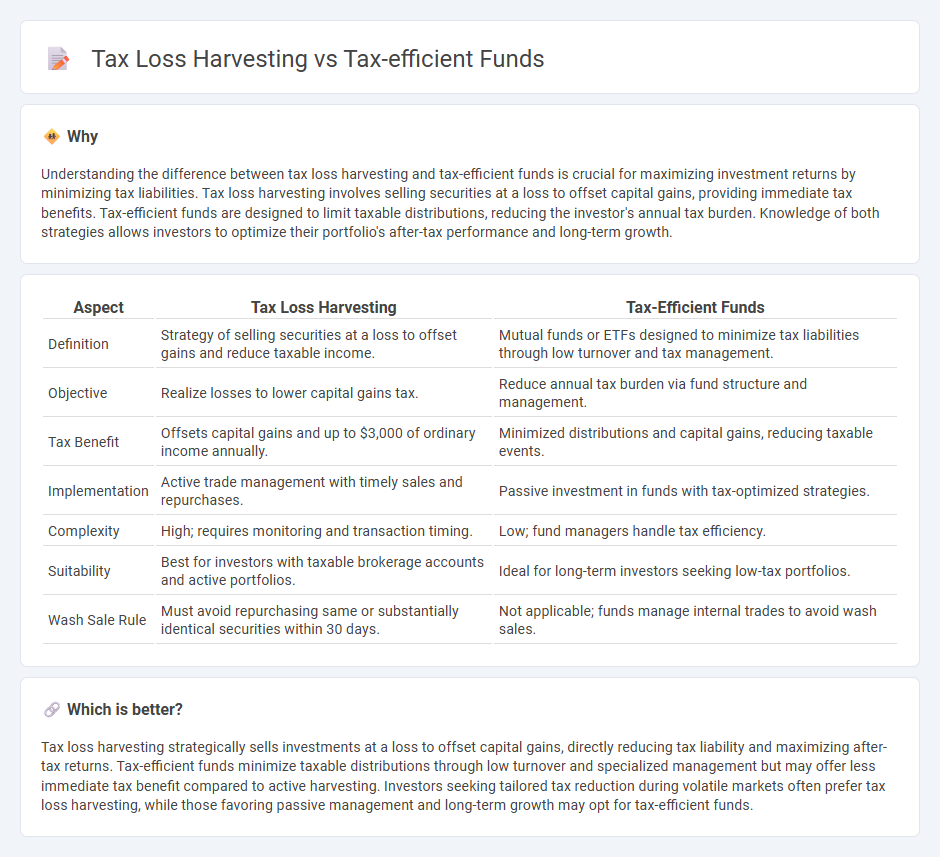 Tax Loss Harvesting vs Tax-Efficient Funds in Finance