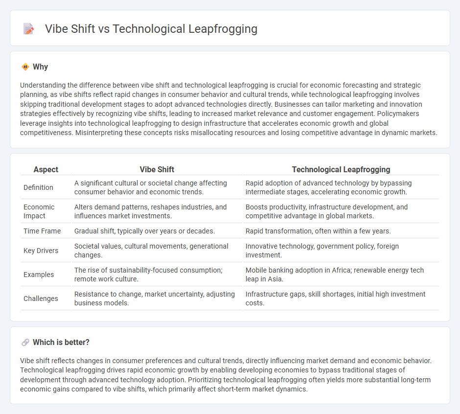Vibe Shift vs Technological Leapfrogging in Economy