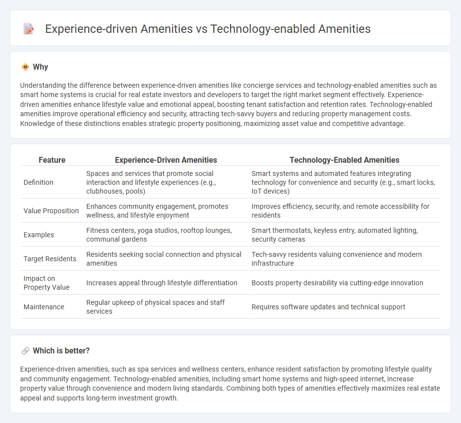 Experience-Driven Amenities vs Technology-Enabled Amenities in Real Estate