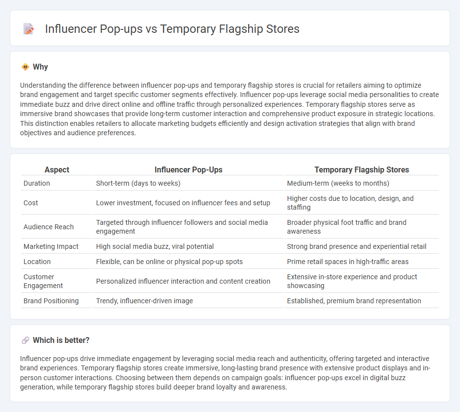 Influencer Pop-Ups vs Temporary Flagship Stores in Retail