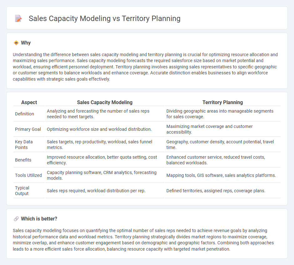 Sales Capacity Modeling vs Territory Planning in Sales