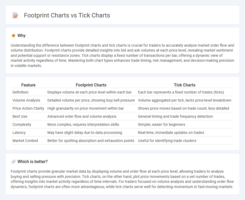 Footprint Charts vs Tick Charts in Trading