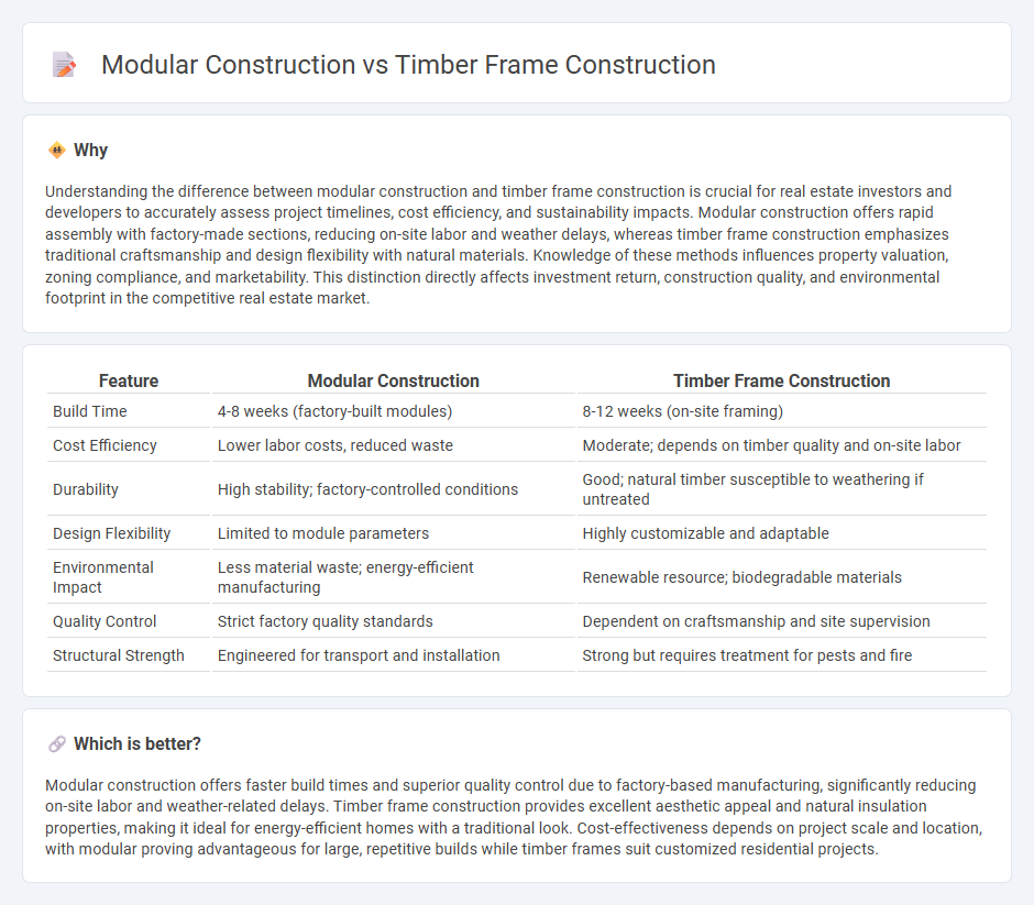 Modular Construction vs Timber Frame Construction in Real Estate