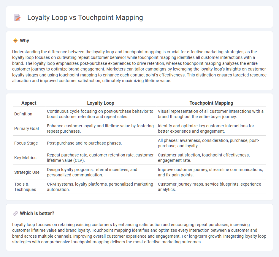 Loyalty Loop vs Touchpoint Mapping in Marketing