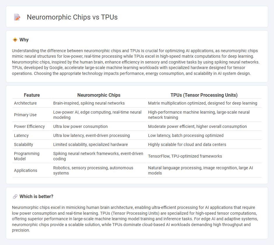 Neuromorphic Chips vs Tpus in Technology