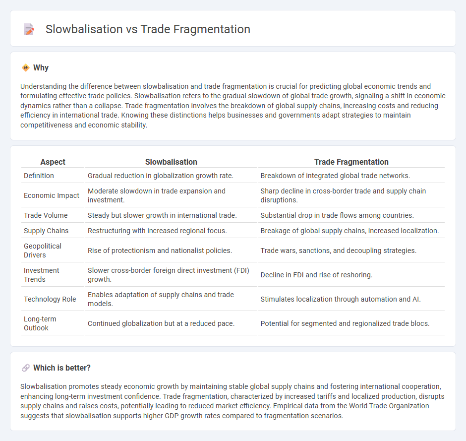 Slowbalisation vs Trade Fragmentation in Economy