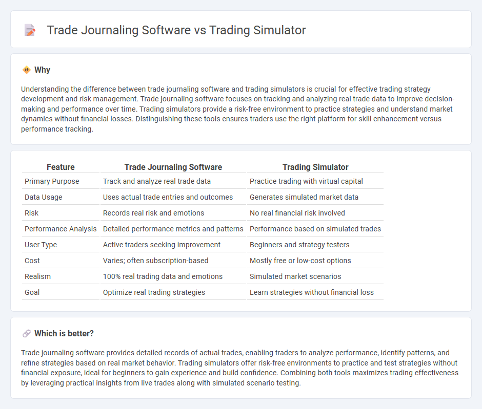 Trade Journaling Software vs Trading Simulator in Trading