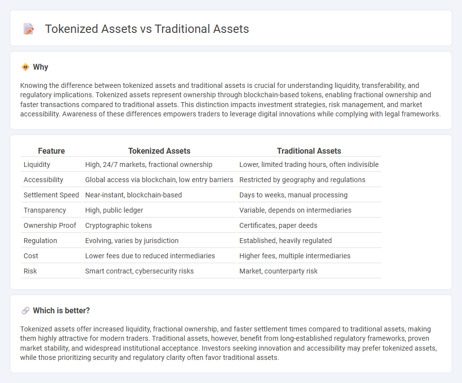 Tokenized Assets vs Traditional Assets in Trading
