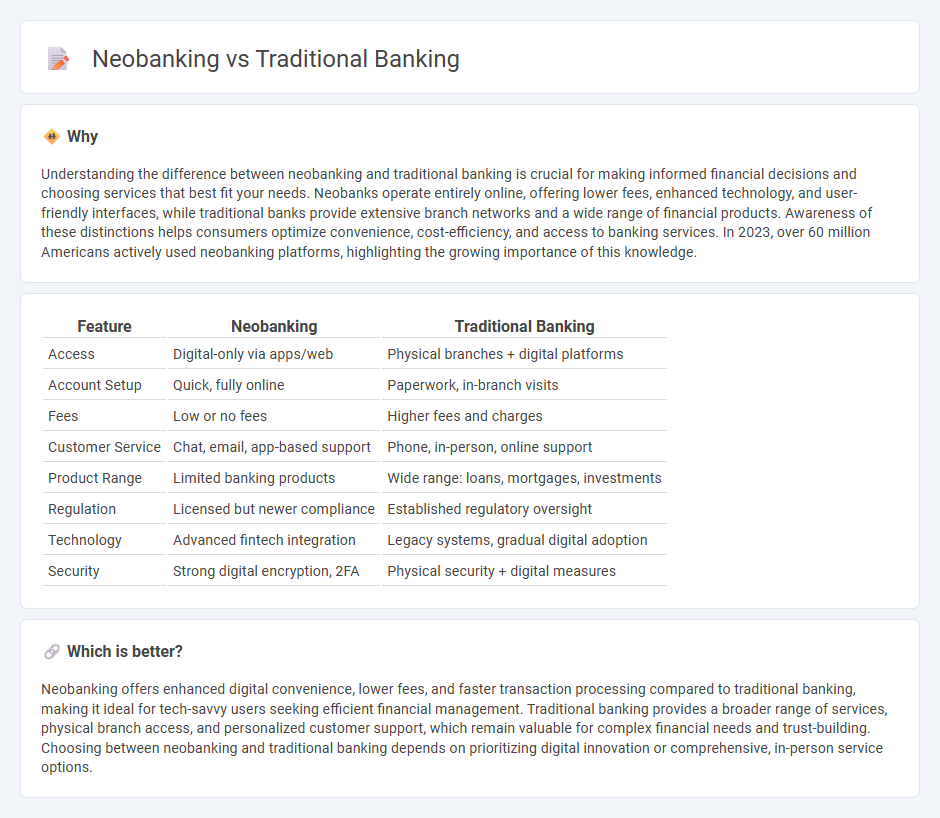 Neobanking vs Traditional Banking in Banking