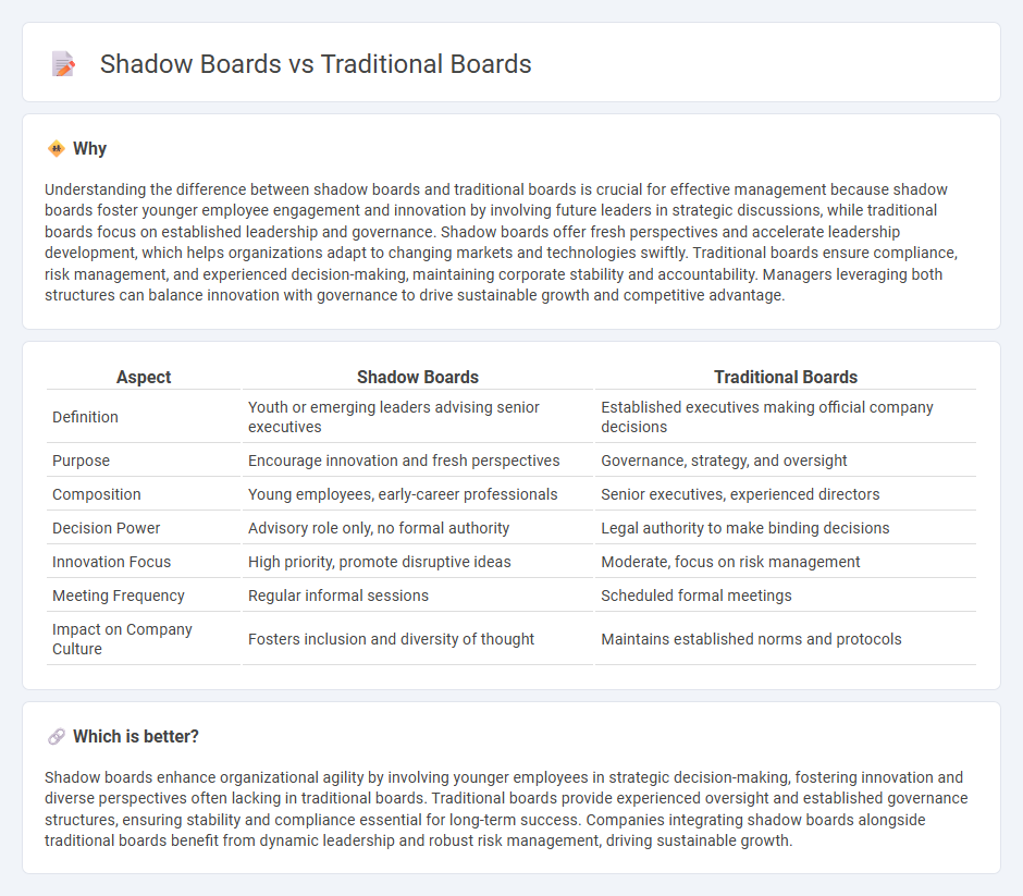 Shadow Boards vs Traditional Boards in Management