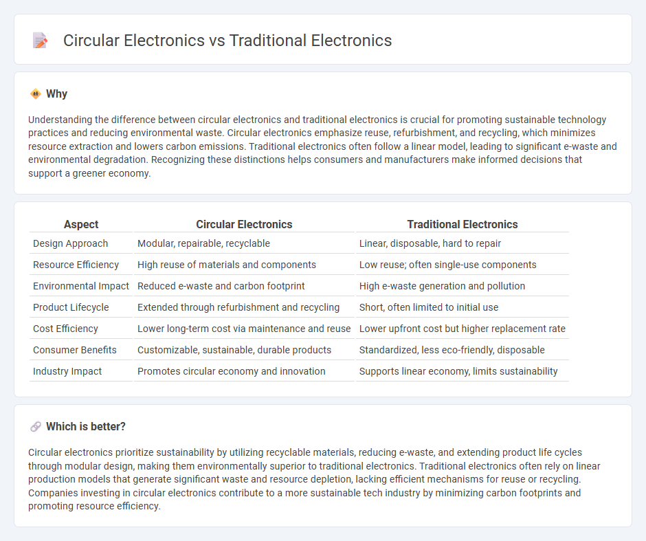 Circular Electronics vs Traditional Electronics in Technology