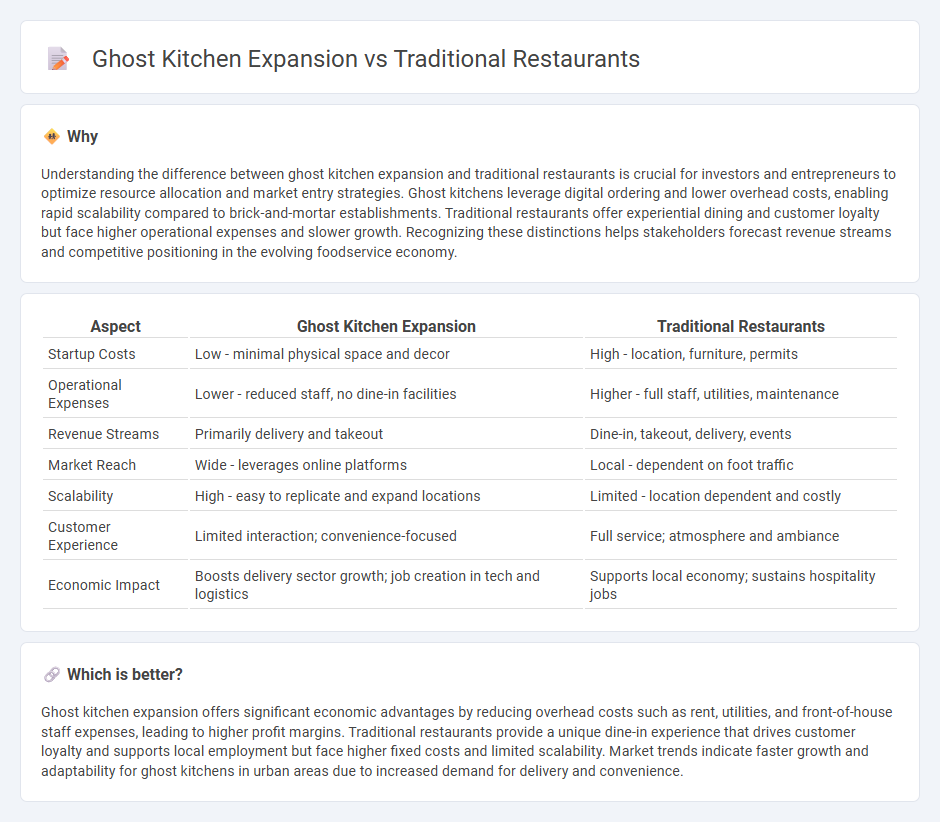 Ghost Kitchen Expansion vs Traditional Restaurants in Economy