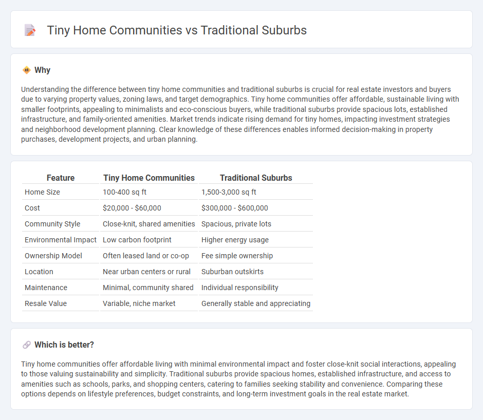 Tiny Home Communities vs Traditional Suburbs in Real Estate