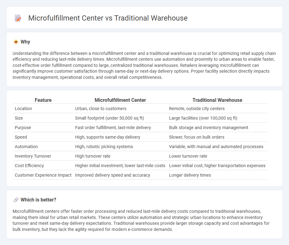 Microfulfillment Center vs Traditional Warehouse in Retail