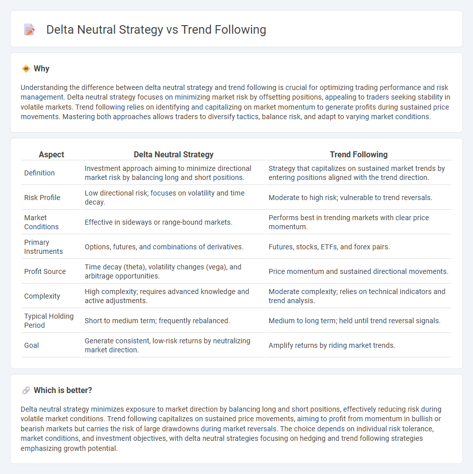 Delta Neutral Strategy vs Trend Following in Trading