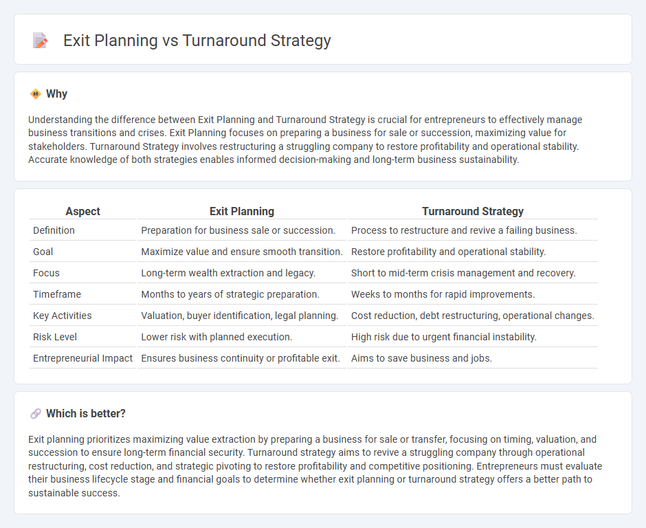 Exit Planning vs Turnaround Strategy in Entrepreneurship