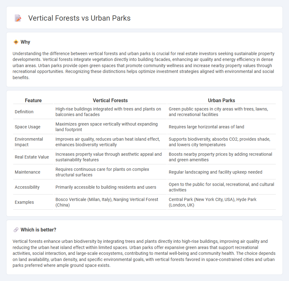 Vertical Forests vs Urban Parks in Real Estate