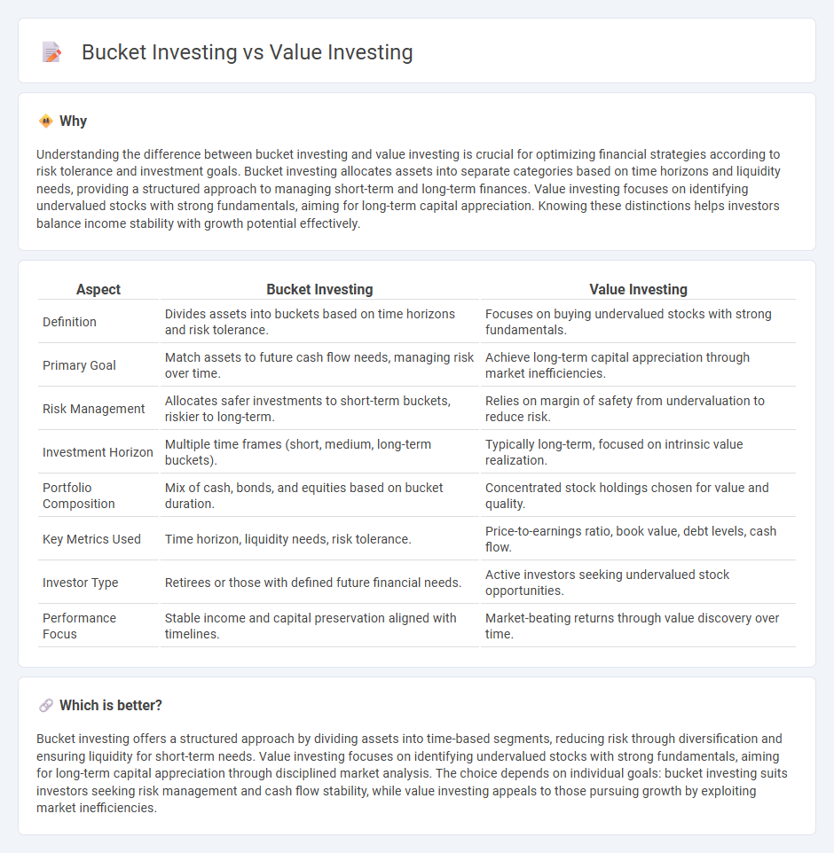 Bucket Investing vs Value Investing in Finance