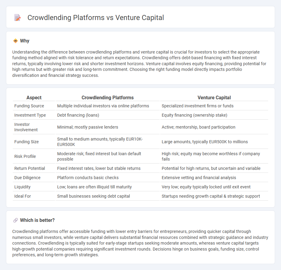 Crowdlending Platforms vs Venture Capital in Investment