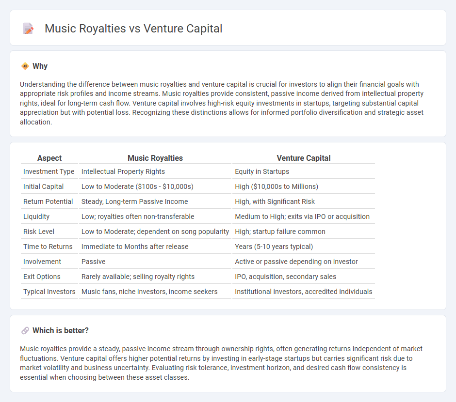 Music Royalties vs Venture Capital in Investment