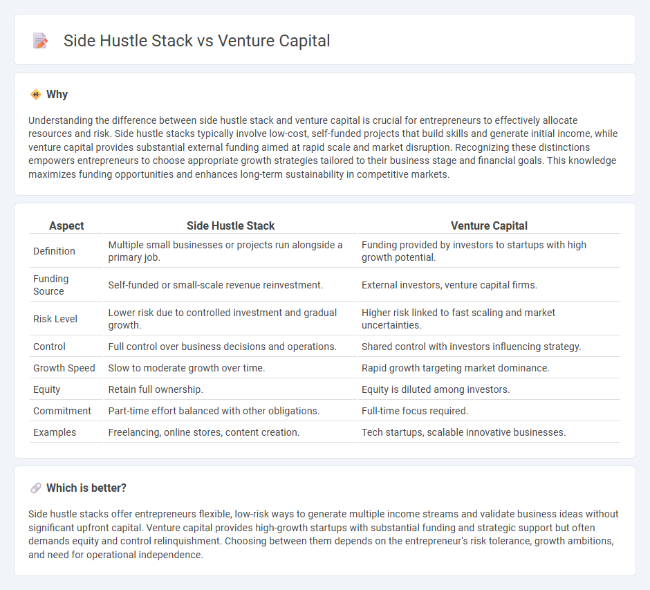 Side Hustle Stack vs Venture Capital in Entrepreneurship