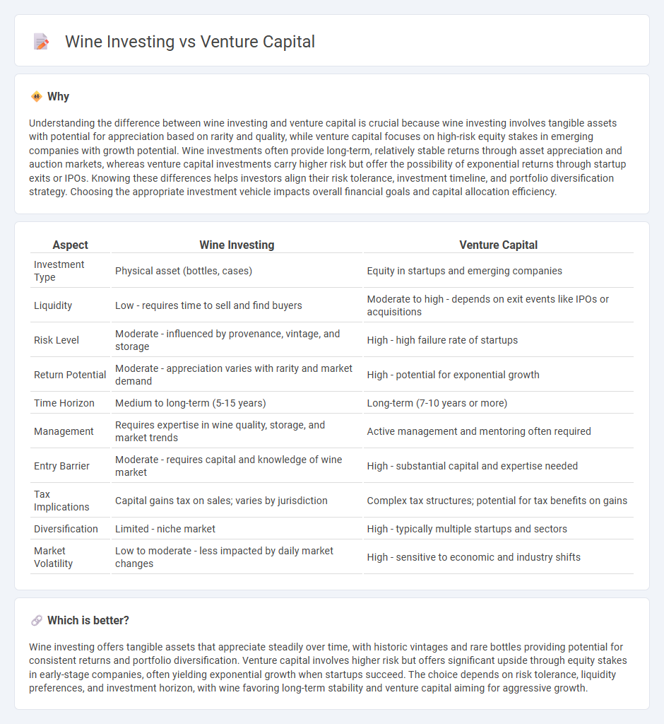 Wine Investing vs Venture Capital in Investment