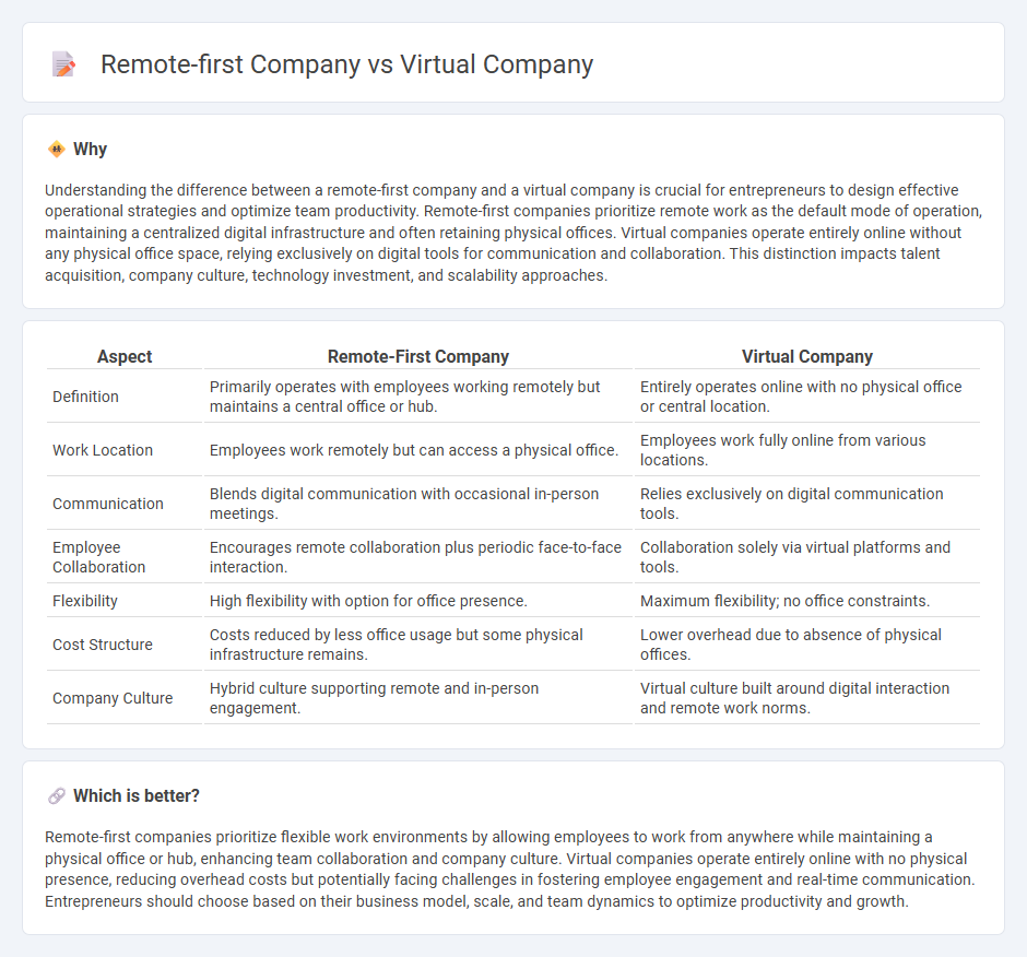 Remote-First Company vs Virtual Company in Entrepreneurship