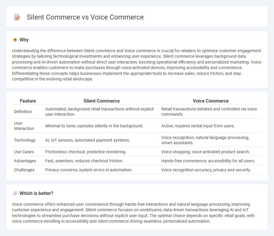 Silent Commerce vs Voice Commerce in Retail
