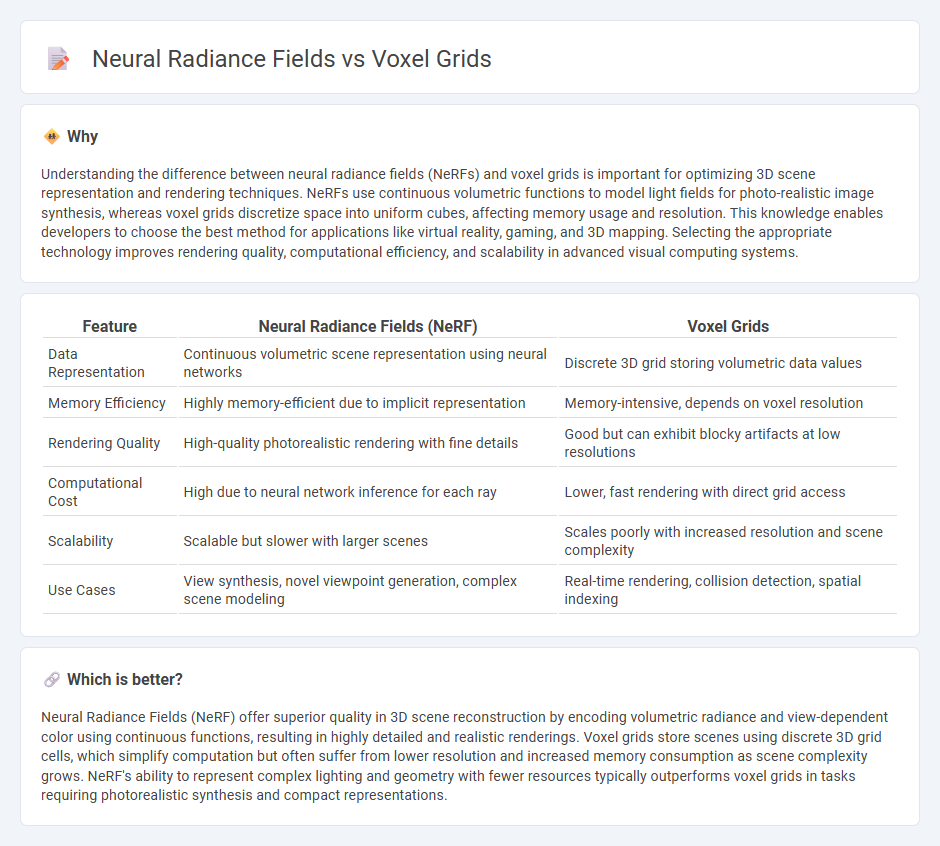 Neural Radiance Fields vs Voxel Grids in Technology