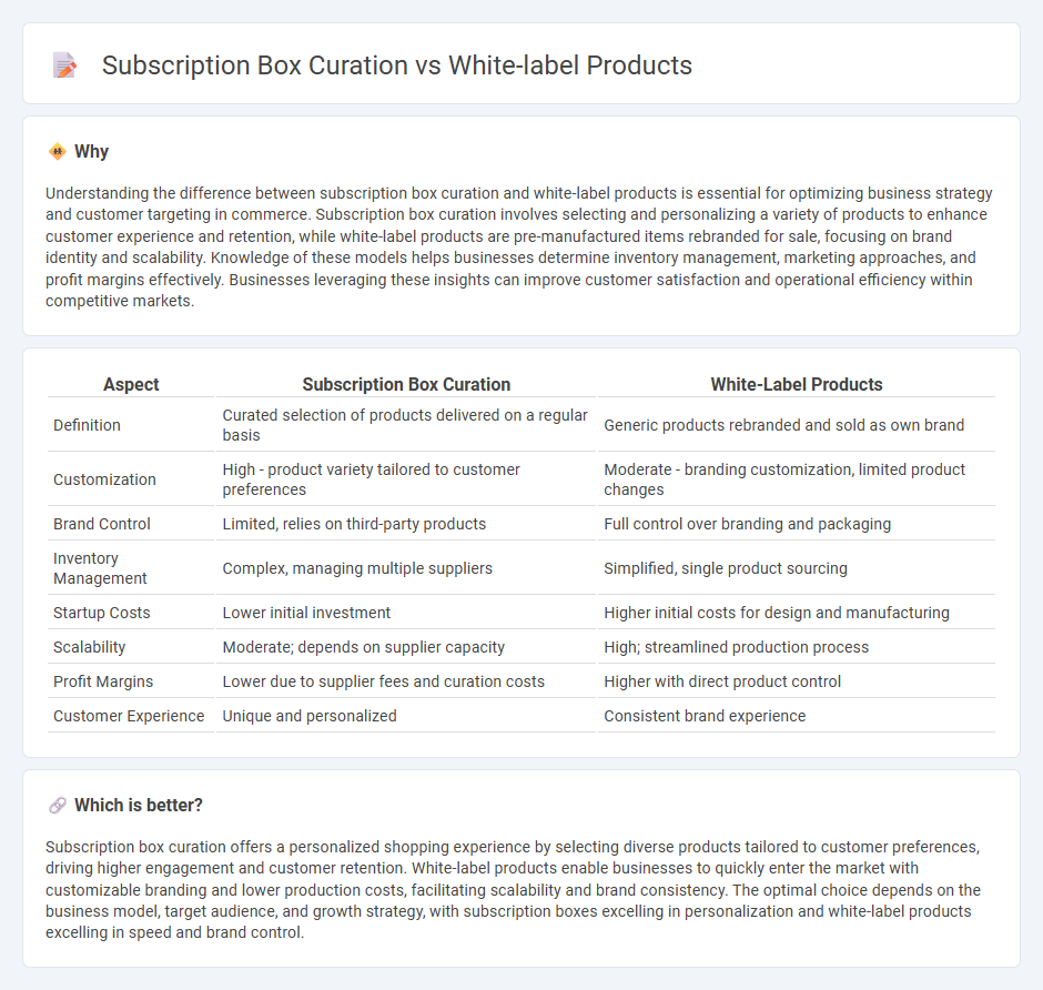 Subscription Box Curation vs White-Label Products in Commerce
