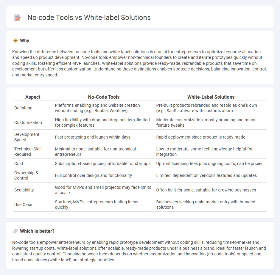 No-Code Tools vs White-Label Solutions in Entrepreneurship